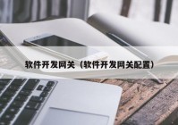 软件开发网关（软件开发网关配置）